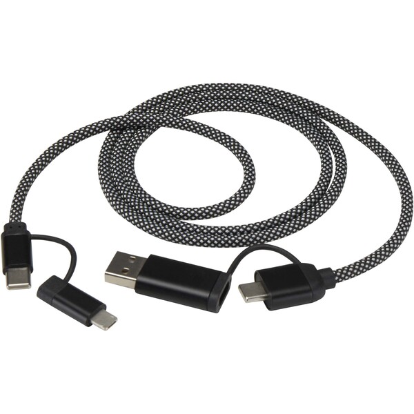 SMART 65W 100 cm RCS recycled magnetic 5-in-1 charging cable