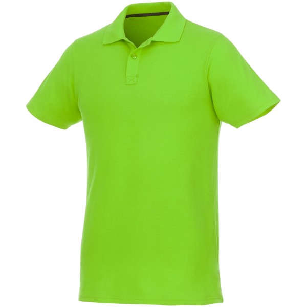 Helios - koszulka męska polo z krótkim rękawem - Zielone jabłuszko / XL