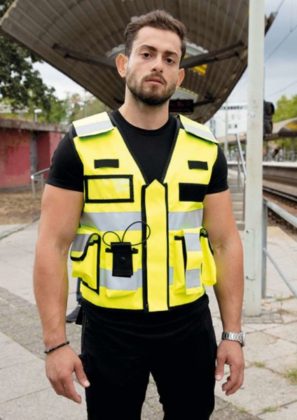 Tactical Safety Vest "Bonn" - Black / M/XL