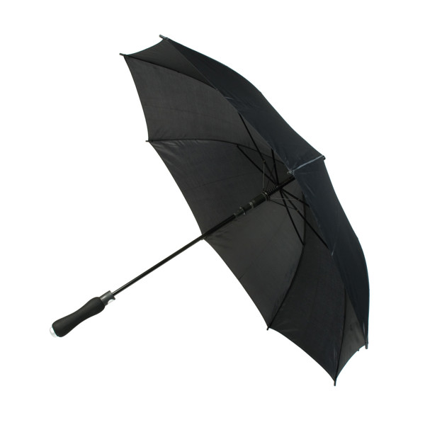 Guarda-Chuva Automático Em P-190T, Com Cabo Em Eva - Preto