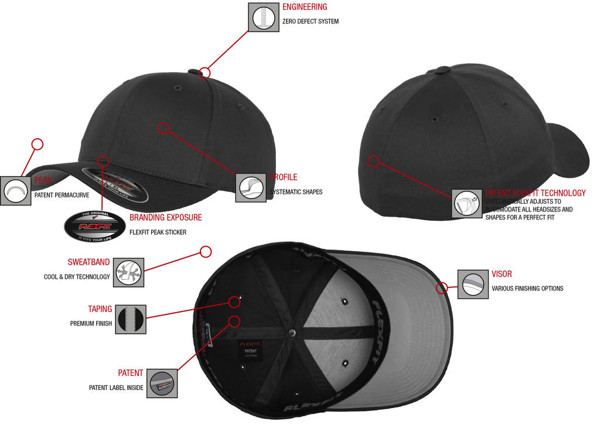 Mesh Trucker 2-Tone Cap - Black / White / L/XL