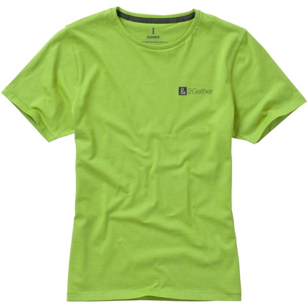 T-shirt de manga curta Nanaimo de mulher - Verde maçã / L