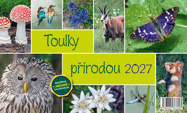 Kalendář motiv Toulky přírodou 2027 - Farba