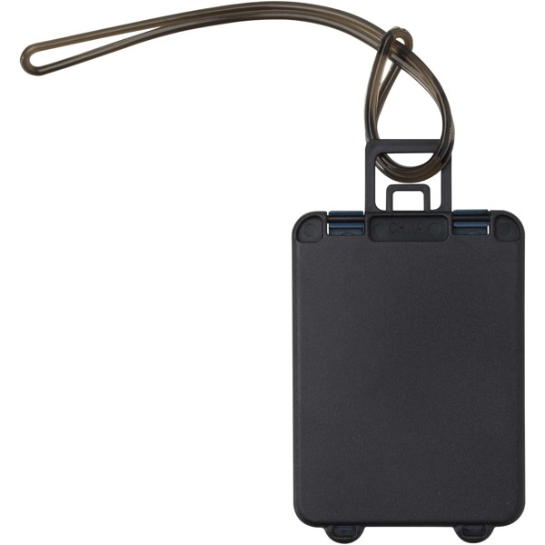 Étiquette à bagage Traveler - Bleu hale
