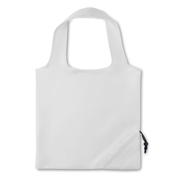 210D Polyester foldable bag Fresa - White