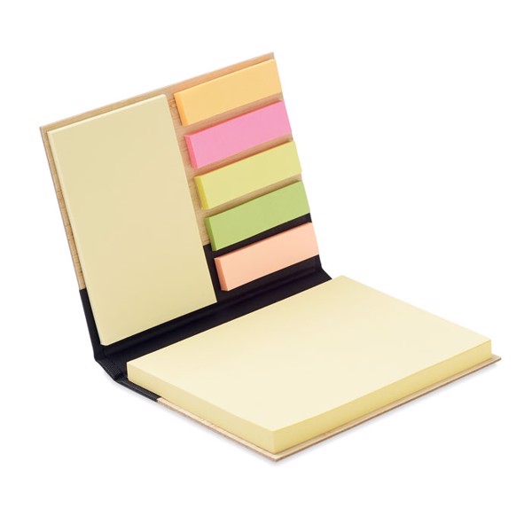 Set sticky notes capa de bambu Visionbam