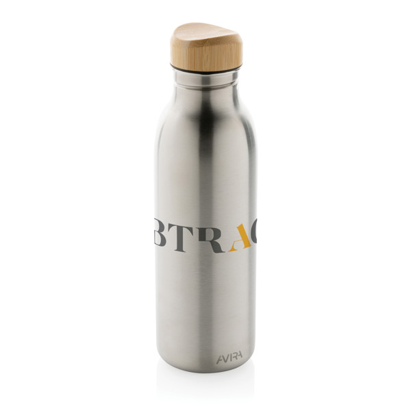 Bottiglia Avira Alcor in acciaio riciclato RCS 600ml - Color Argento