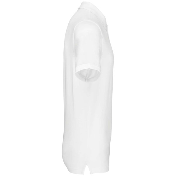 Men's Organic 180 Piqué Polo Shirt - White / XL