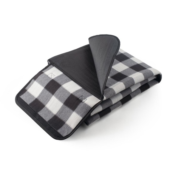 RILEY II. EPE-lined picnic blanket (180 g/m²) - Black