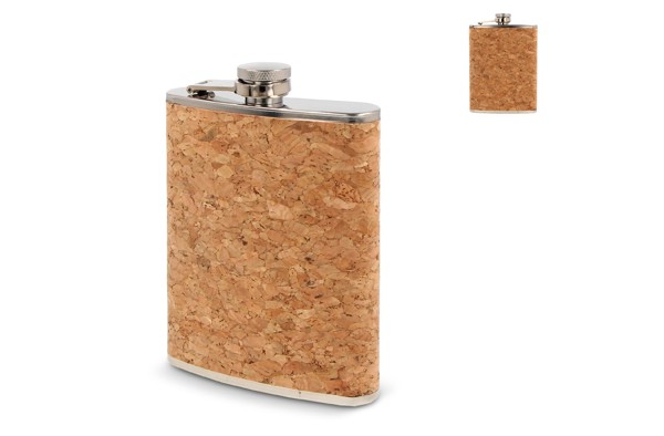 Hip-flask kork 220 ml