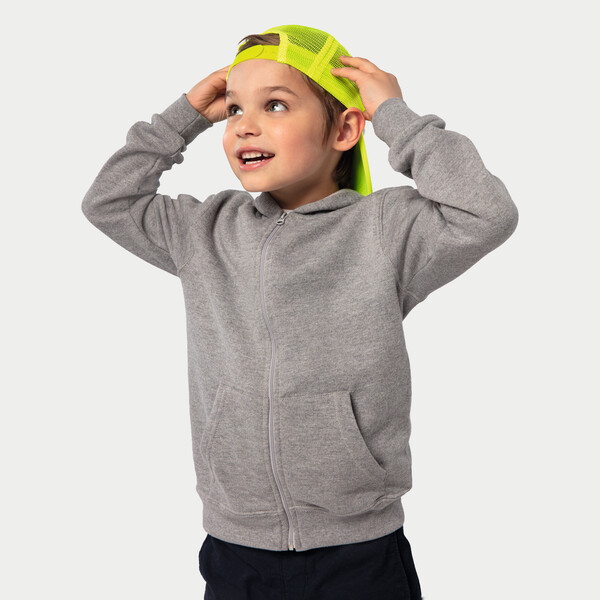 STONE KIDS HOODIE  260g - Grey Melange 24XL