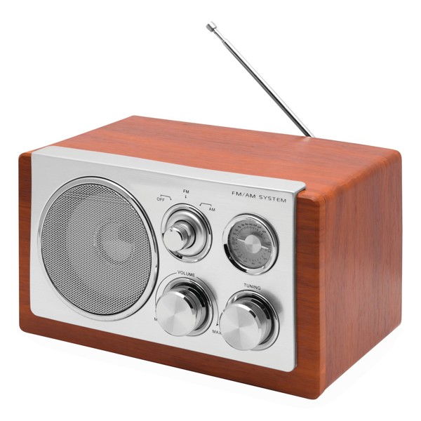 Am/fm radijski leseni dizajn, prikaz frekvence