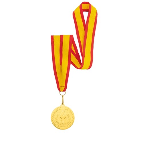 MEDALHA DE OURO "OLIMPIA" LANYARD ESPANHA -