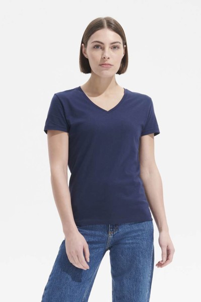 Sol's Imperial V Women - V-Neck T-Shirt - White / 2XL