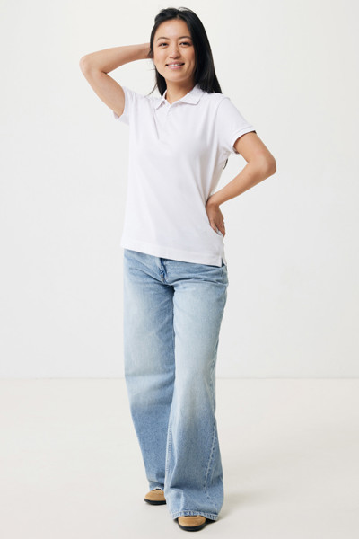 Dámske polo tričko Iqoniq Yosemite z recykl. bavlny - Recycled White / XXL