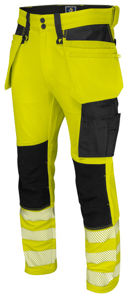 6571 Waistpant Stretch Yellow/black C148