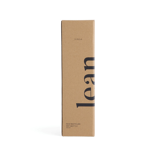 VINGA Bouteille d'eau 800ml RCS RPET Lean - Bleu Marine