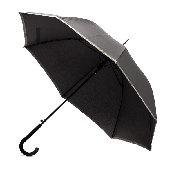 Refu umbrella with reflective tape - Black