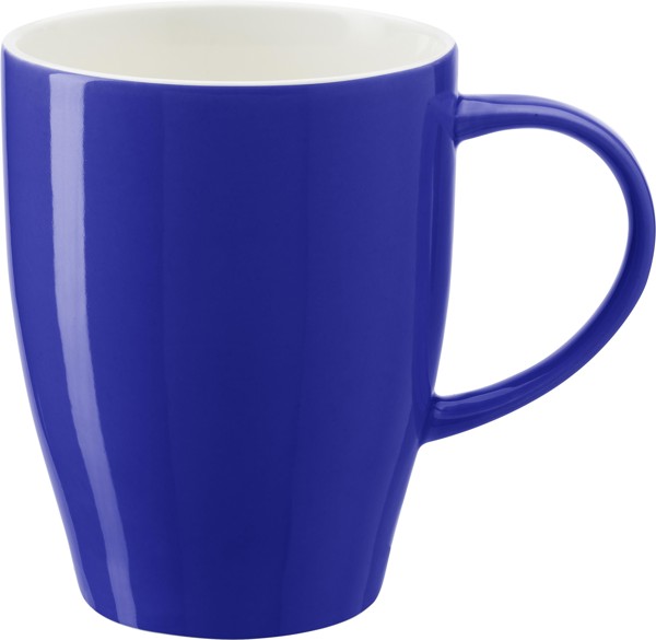 Mug Paula | Bone China | Bicolore - bleu