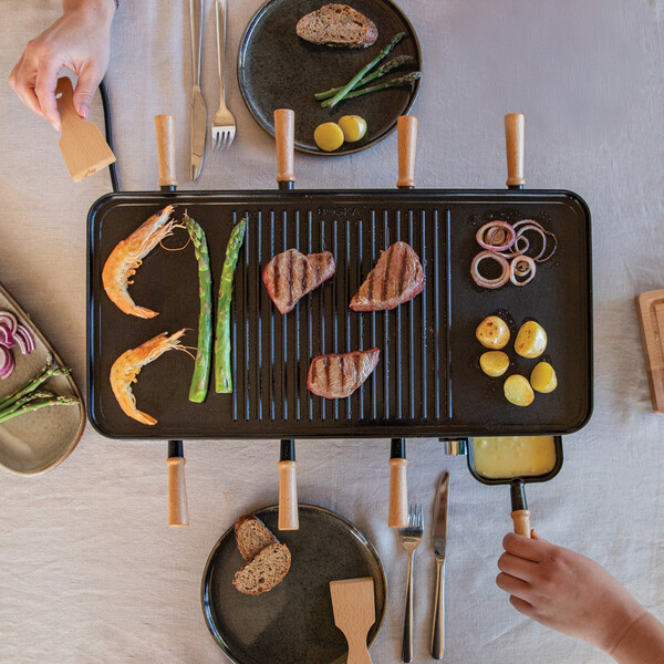 BOSKA Raclette Gourmet Party, 8 Person (EU Type F)