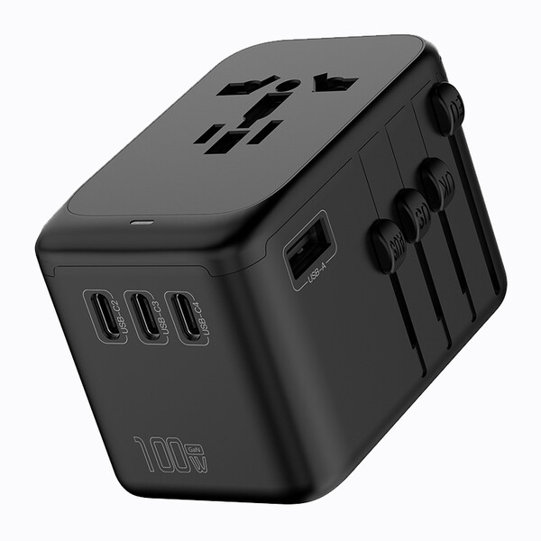 Travel adapter GaN 100W - WHITE