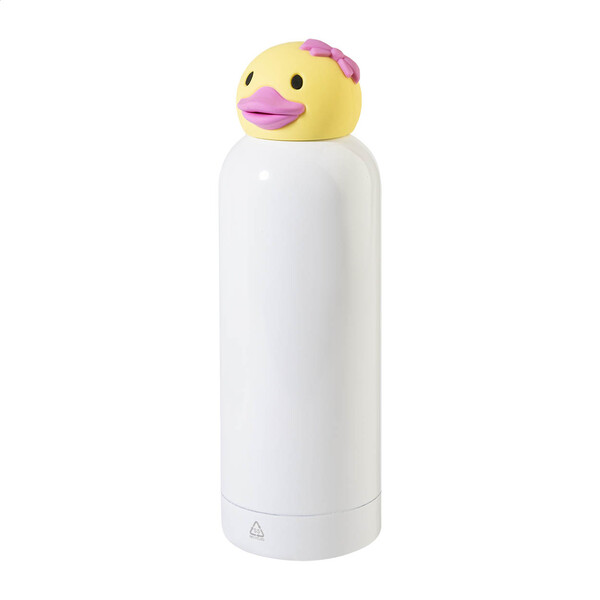 Kids Insulated Bottle ZooSip, Duck - White / Yellow