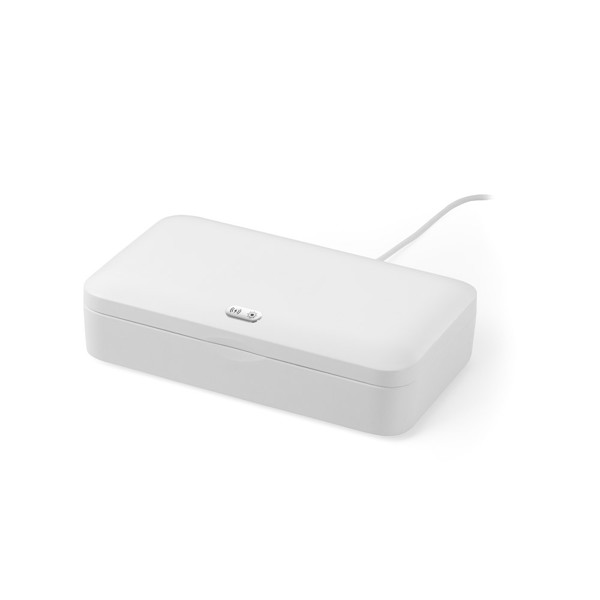 BACTOUT. UV-steriliseringsetui med trådløs oplader Hurtig 10W