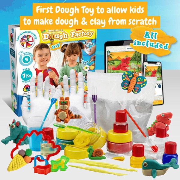 Modeling Dough Factory Kit I. Jogo didático para crianças