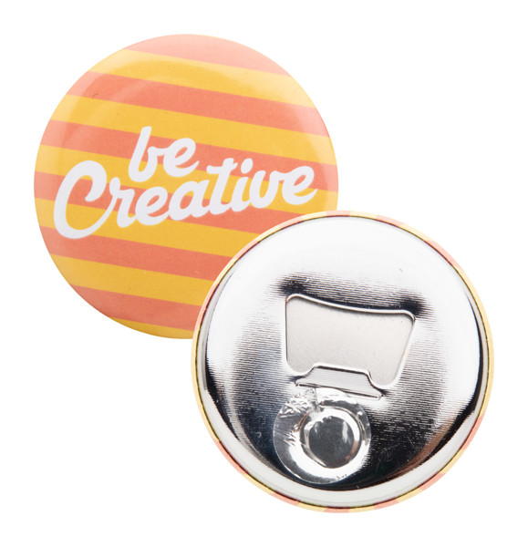 Pin Button Bottle Opener MagBadge Bottle