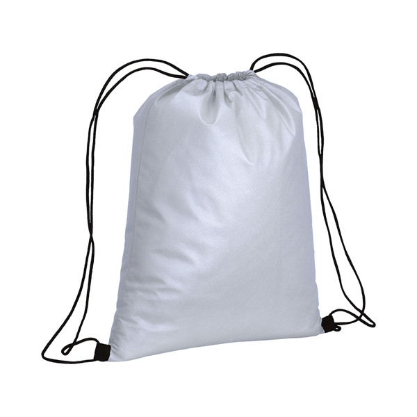 Non Woven Drawstring Backpack - White