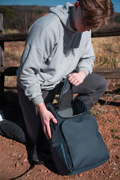 Sac weekend en rPET AWARE™ Pascal - Bleu Marine