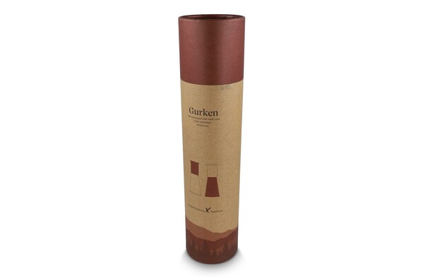 Sagaform Gurken Salt and Pepper Grinder Set small, 15cm - Dark Red