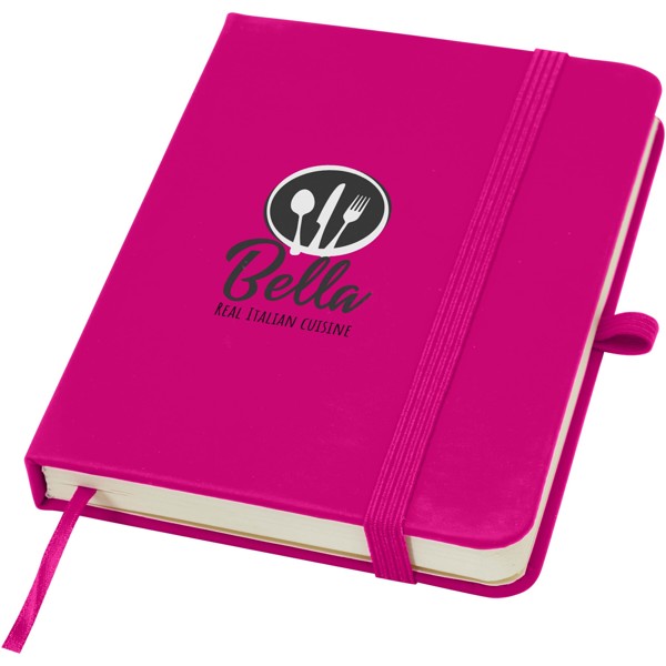 Blocco note formato A6 con copertina rigida Spectrum Plus - Rosa