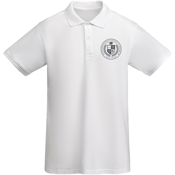 Prince short sleeve men's polo - White / XL