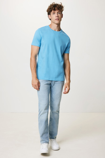 T-shirt en coton recyclé Iqoniq Bryce - Tranquil Blue / XXL