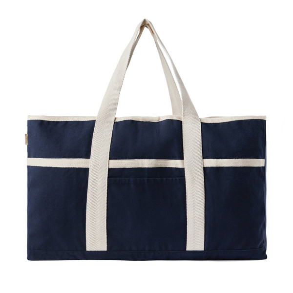 Vinga Volonne torba za na plažo 500 g/m² recikliranega platna - Surf Blue / Off White