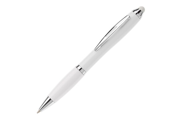 Stylo stylet Hawaï blanc - Blanc / Blanc