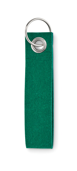 Portachiavi in feltro RPET Suora - Verde