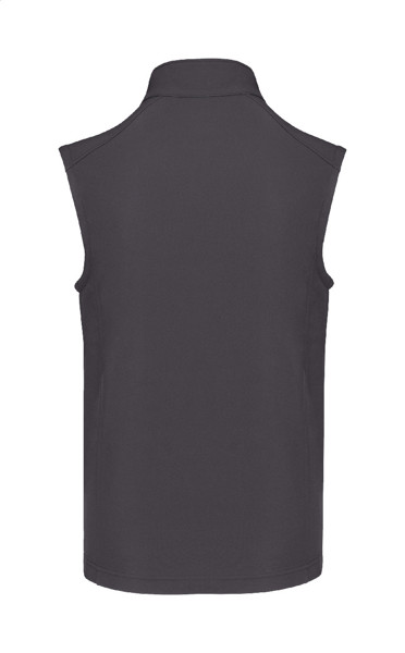 3-Layer Softshell Bodywarmer Vest KA403 - Dark Grey / L