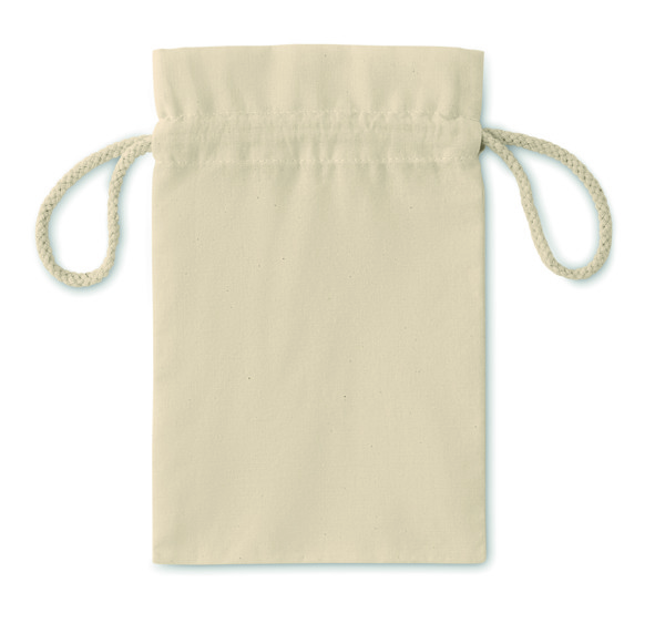 Small Cotton draw cord bag Taske Small