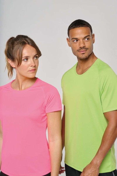 Men's Short-Sleeved Sports T-Shirt - White / XS
