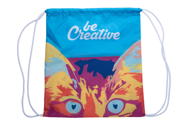 Custom Drawstring Bag CreaDraw - White / White