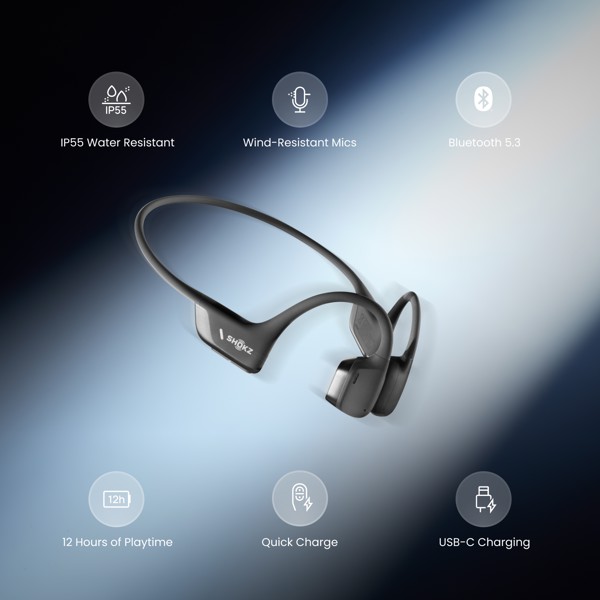 Shokz OpenRun Pro 2, Bluetooth in-ear headphones, USB-C
