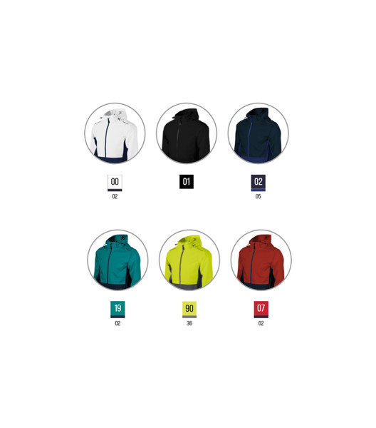 Bunda Pánska Malfini® Rainbow - Biela / M