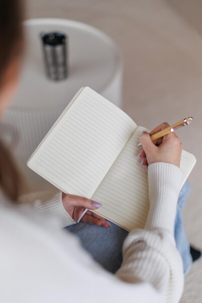 Notebook Eva | Recycled | A5 | Lined - yellow