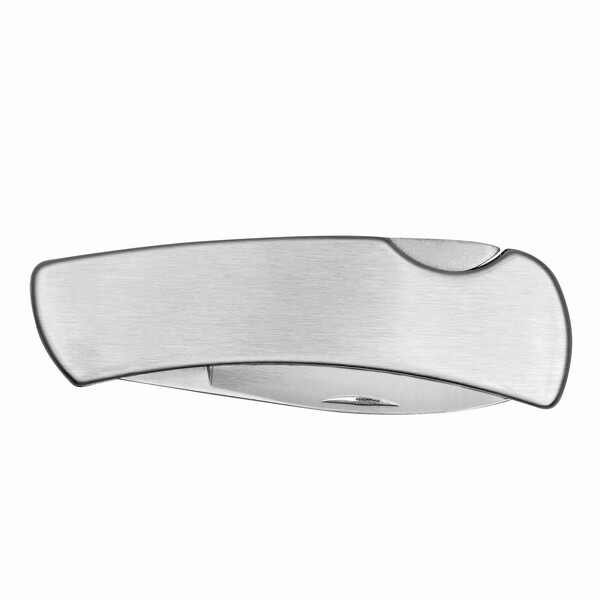 Big stainless steel jackknife METALLIC
