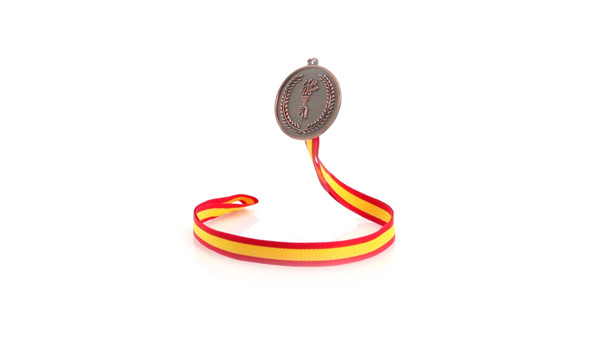Medalla Corum - Rojo / Plata