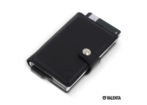 7217 | Valenta Card Case Plus Wallet - Black