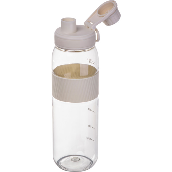 Tritan bottle with silicone grip LUCREZIA - White