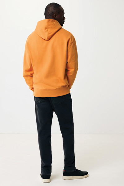 Sweat à capuche en coton recyclé Iqoniq Yoho - Sundial Orange / L
